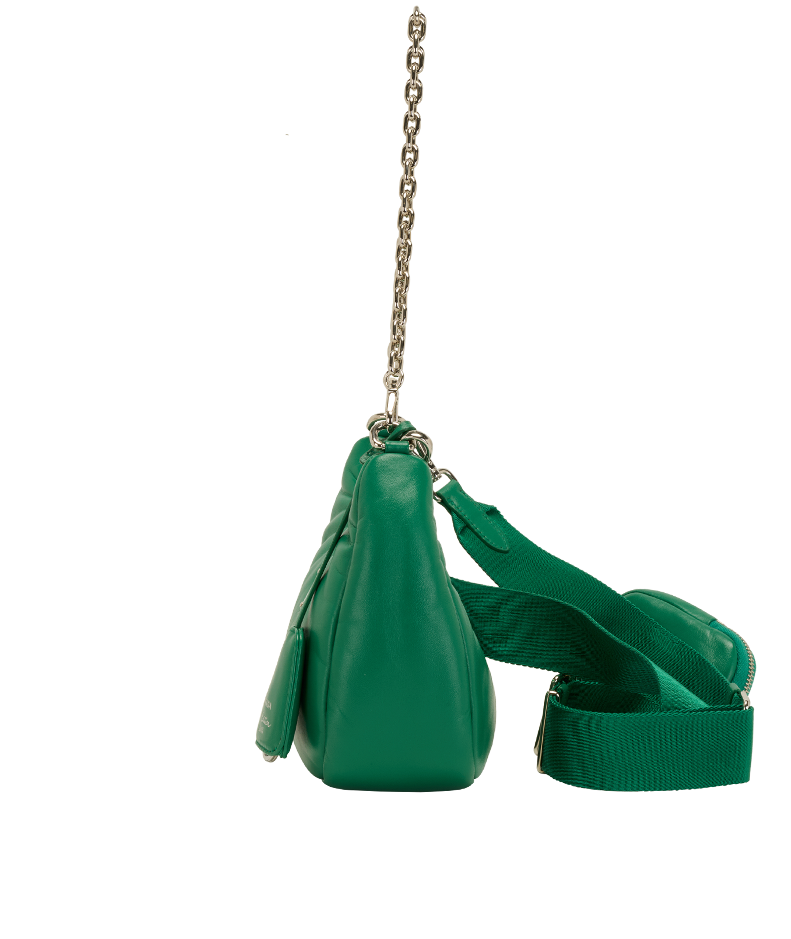 Padded Re-Edition 2005, &pound;850, Handbags, Green, Leather, Bottom view